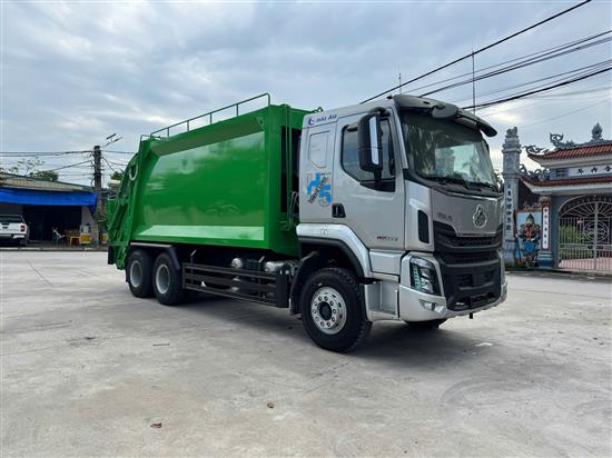 Xe cuốn ép rác chở rác Chenglong - 22 Khối